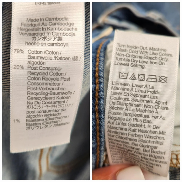 MADWELL The Perfect Vintage Jean  Medium Wash Distressed Size 27 - Picture 10 of 14